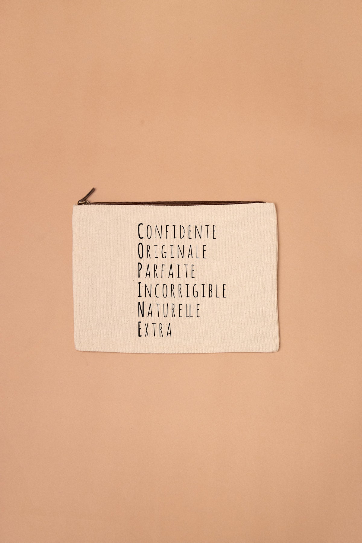 Grande trousse acrostiche Copine