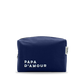 Trousse de toilette bleu marine brodée 'papa d'amour'- DÉFAUT