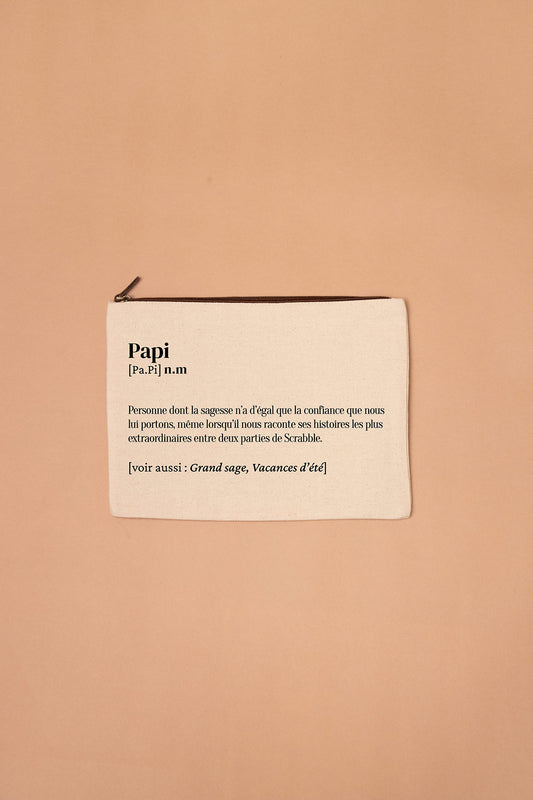 Grande trousse définition Papi