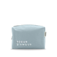 Trousse de toilette brodée SOEUR D’AMOUR bleu ciel