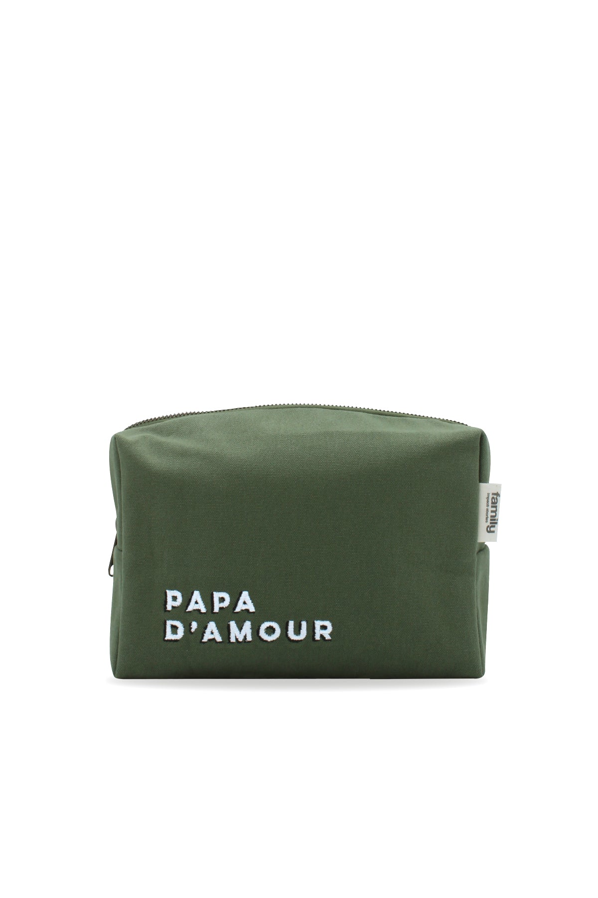 TROUSSE DE TOILETTE PAPA D’AMOUR VERT OLIVE