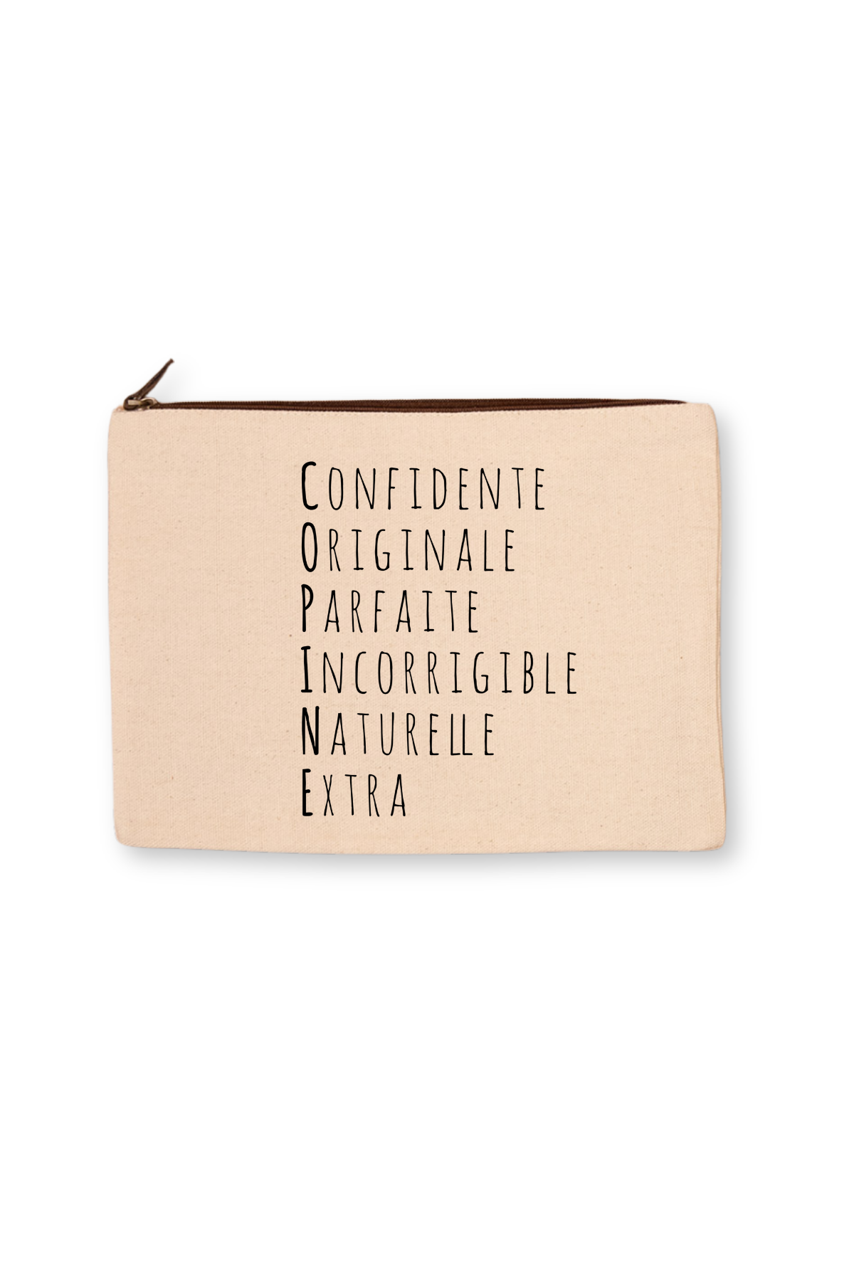 Grande trousse acrostiche Copine