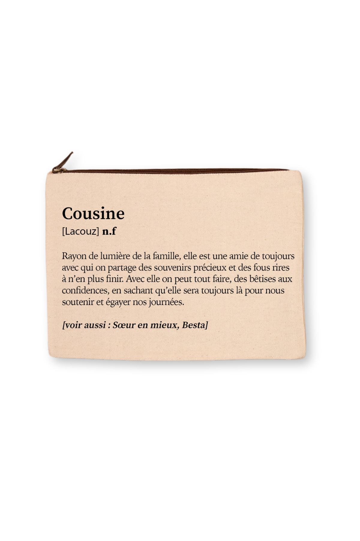 Grande trousse définition Cousine
