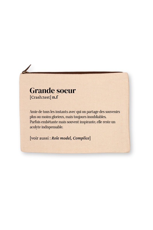 Grande trousse définition Grande soeur