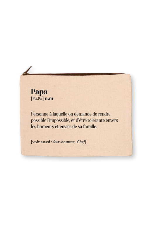Grande trousse définition Papa