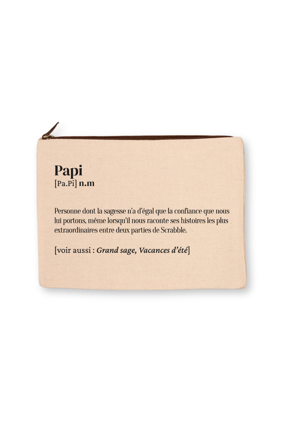 Grande trousse définition Papi