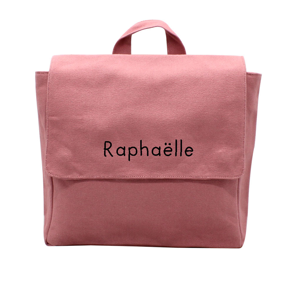 Sac à dos enfant personnalisable rose